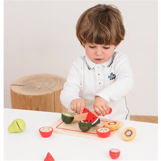 New Classic Toys - Cutting Meal - Fruit - 8 pieces